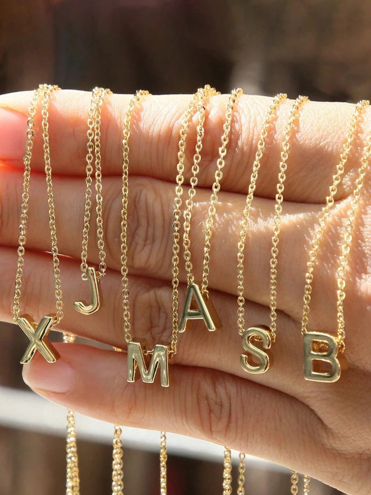 LoveNote™ | 18K Gold Letter Initial Necklace