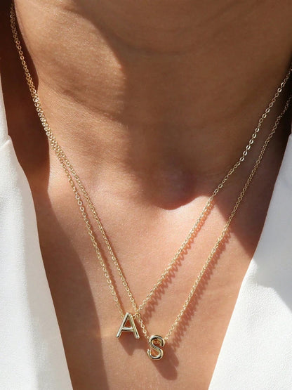 LoveNote™ | 18K Gold Letter Initial Necklace
