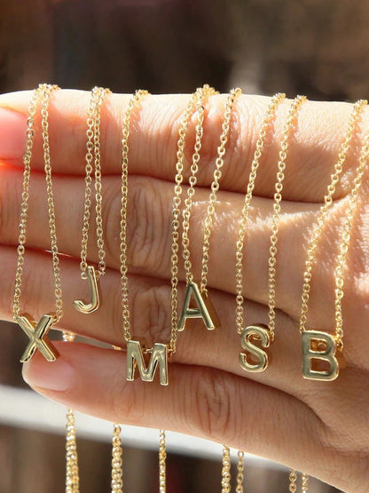 LoveNote™ | 18K Gold Letter Initial Necklace