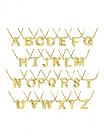 LoveNote™ | 18K Gold Letter Initial Necklace