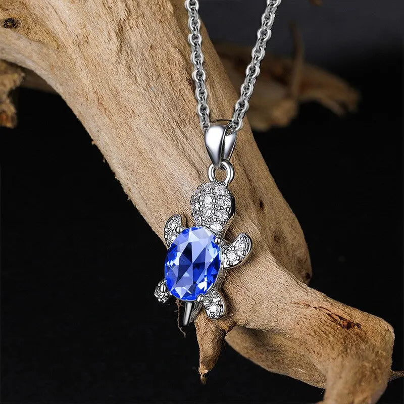 MOANA™ | SPARKLING STERLING SILVER NECKLACE & EARING SET
