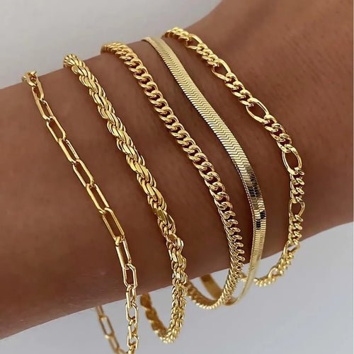 EVA™ | ELEGANT 18K WOMEN'S BRACELET BUNDLE