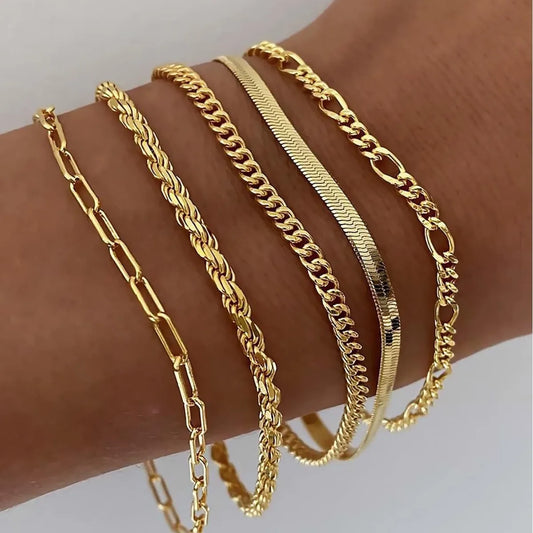 EVA™ | ELEGANT 18K WOMEN'S BRACELET BUNDLE